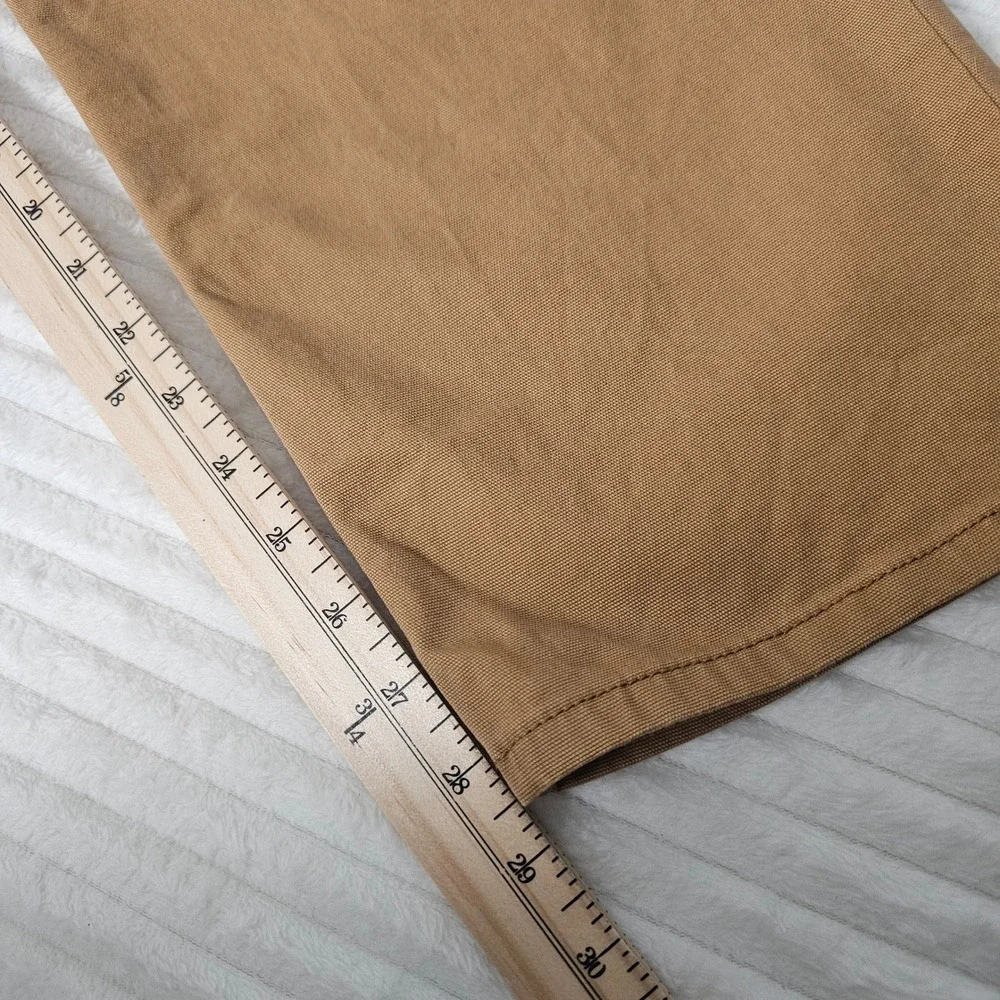 Carhartt Mens Rugged Flex Canvas Work Pant 38x30 Brown Relaxed Fit Workwear